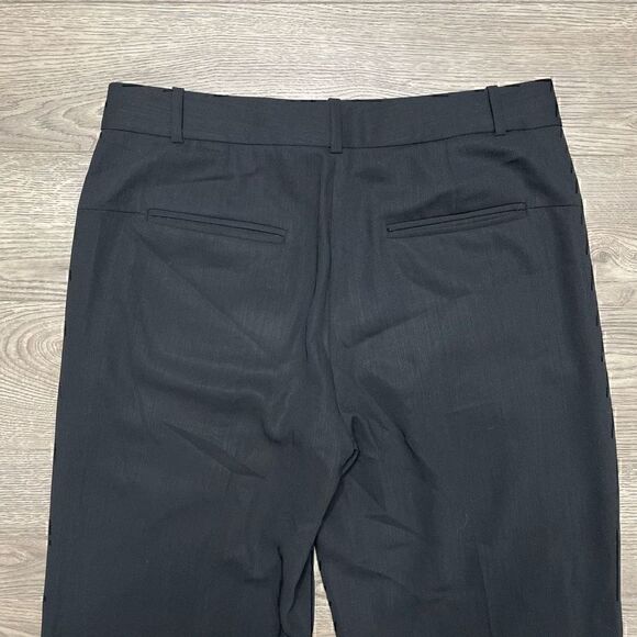 Alexander Wang Womens Size 4 Wool Trousers Dress Pants Black Career Office - Picture 5 of 12